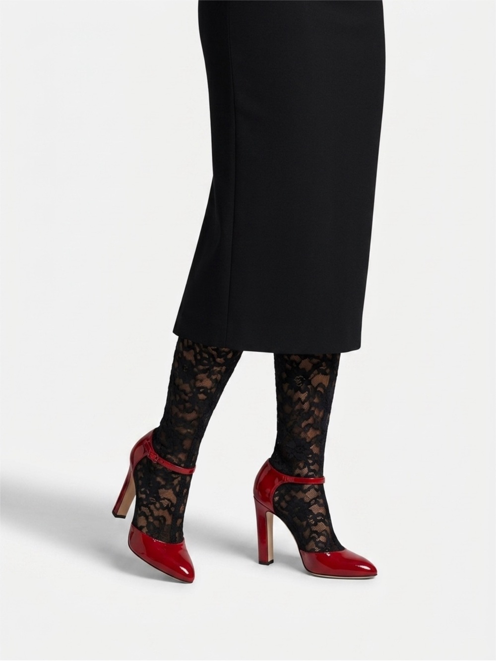 Dolce & Gabbana Red Patent Leather Heels